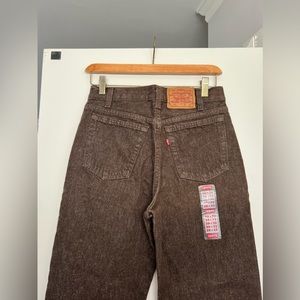 BROWN / WHITE VINTAGE LEVIS